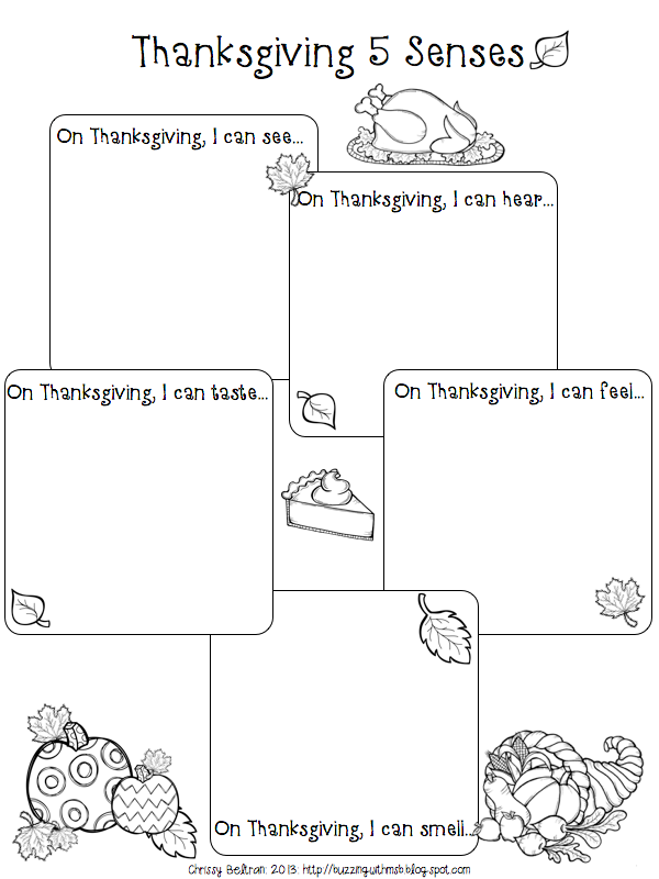Thanksgiving Printable Counting Activity For Kids
